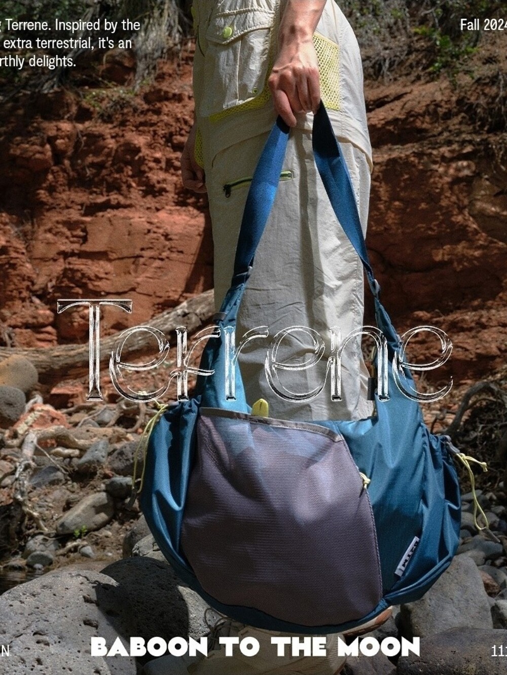 Baboon To The Moon Crossbody Bag (8L) - Big - Pine - Picture 2 of 2